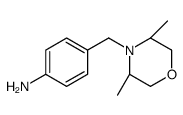 4-(((3r,5s)-3,5-二甲基吗啉)甲基)苯胺结构式
