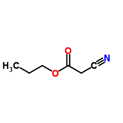 氰乙酸正丙酯结构式