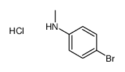 4-溴-n-甲基苯胺盐酸盐结构式