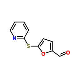 5-(2-吡啶硫基)-2-呋喃甲醛结构式