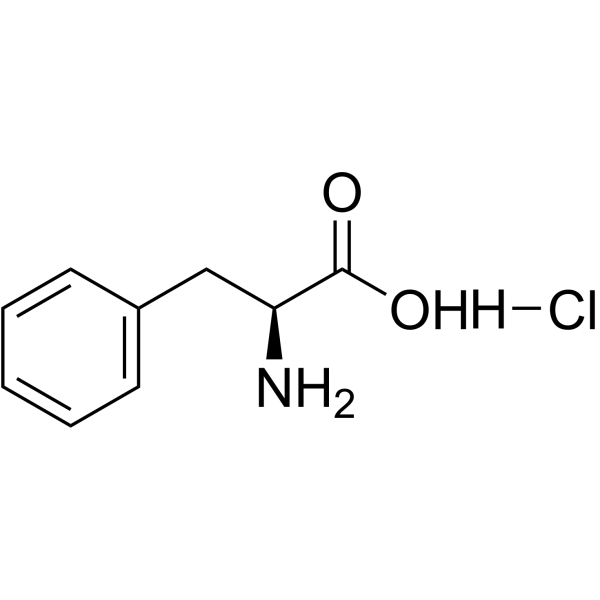l-苯丙氨酸盐酸盐结构式