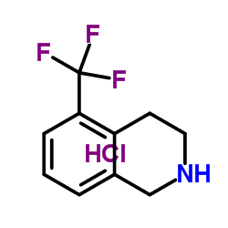 5-三氟甲基-1,2,3,4-四氢异喹啉结构式