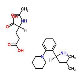 瑞格胺谷氨酸盐结构式