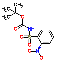 n-(叔丁氧羰基)-2-硝基苯酰胺结构式