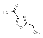 2-乙基-1,3-恶唑-4-羧酸结构式