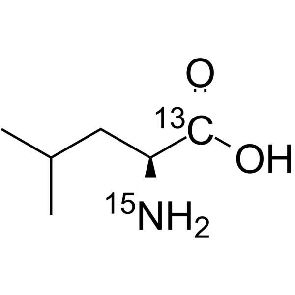 l-亮氨酸-1-13c,15n结构式