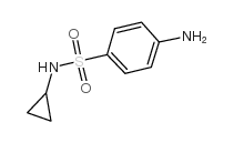 n-环丙基-4-氨基苯磺酰胺结构式