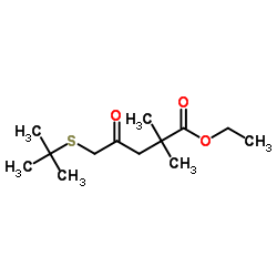 5-(叔丁基硫代)-2,2-二甲基-4-氧代戊酸乙酯