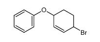 (4-bromo-cyclohex-2-enyl)-phenyl ether Structure