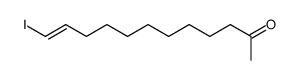 12-iodododec-11-en-2-one Structure