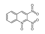 2,3-dinitro-1-oxidoquinolin-1-ium Structure