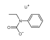 lithium N-phenyl-N-ethylcarbaqmate结构式