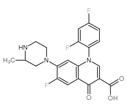 替马沙星结构式