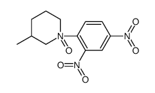 1-(2,4-dinitrophenyl)-3-methyl-1-oxidopiperidin-1-ium结构式