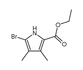 ethyl 5-bromo-3,4-dimethylpyrrole-2-carboxylate Structure