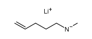 lithium N-methylpent-4-enylamide结构式