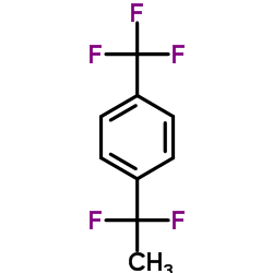 1-(1,1-Difluoroethyl)-4-(trifluoromethyl)benzene结构式