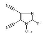 2-Bromo-1-methyl-1H-imidazole-4,5-dicarbonitrile Structure