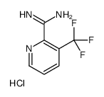 3-(trifluoromethyl)pyridine-2-carboximidamide,hydrochloride Structure