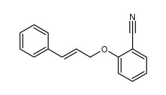 2-(cinnamyloxy)benzonitrile Structure