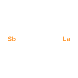 antimony, compound with lanthanum (1:1) Structure