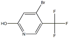 4-溴-5-(三氟甲基)吡啶-2-醇结构式