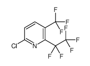 6-Chloro-2-(pentafluoroethyl)-3-(trifluoromethyl)pyridine Structure