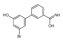 3-(3-bromo-5-hydroxyphenyl)benzamide Structure