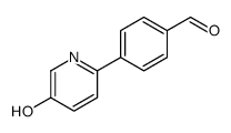 4-(5-hydroxypyridin-2-yl)benzaldehyde Structure