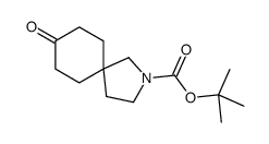 8-氧代-2-氮杂螺[4-]癸烷-2-羧酸叔丁酯结构式