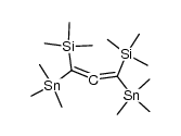 1,3-Bis(trimethylsilyl)-1,3-bis(trimethylstannyl)propadiene Structure