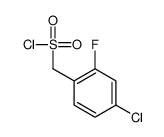 (4-氯-2-氟苯基)甲基磺酰氯结构式