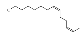 (7Z,11Z)-trideca-7,11-dien-1-ol Structure