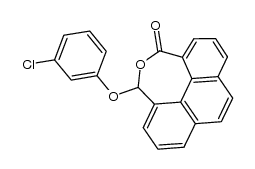 6-(3-chlorophenoxy)phenanthro[4,5-cde]oxepin-4(6H)-one Structure