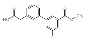 2-(3'-FLUORO-5'-(METHOXYCARBONYL)-[1,1'-BIPHENYL]-3-YL)ACETIC ACID picture