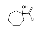 1-(1-chloroethenyl)cycloheptanol Structure