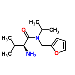 N-(2-Furylmethyl)-N-isopropyl-L-valinamide Structure