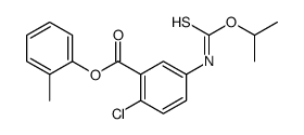 (2-methylphenyl) 2-chloro-5-(propan-2-yloxycarbothioylamino)benzoate Structure