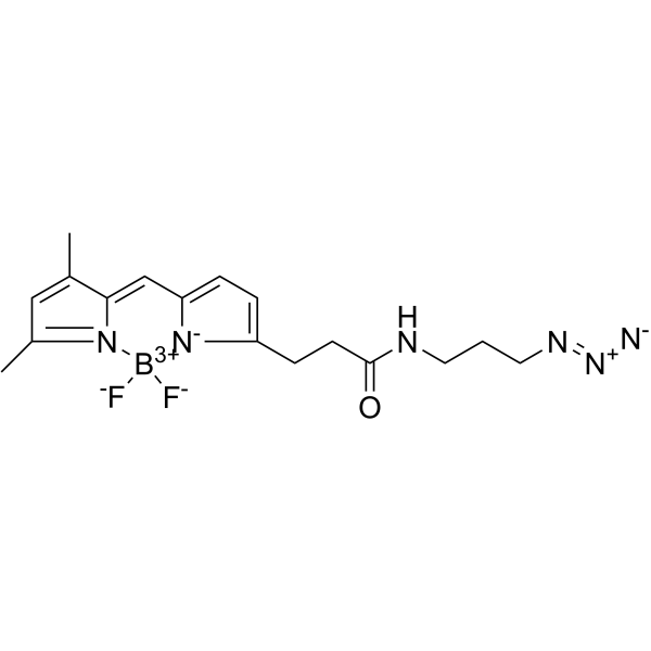 BODIPY FL azide structure