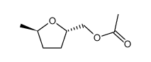 trans-5-methyltetrahydrofurfuryl acetate结构式