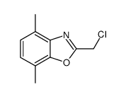 2-(chloromethyl)-4,7-dimethylbenzoxazole Structure