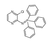 (chloropyrazin-2-yl)imino-triphenyl-λ5-phosphane结构式