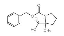 1-BENZYL 2-METHYL 2-METHYLPYRROLIDINE-1,2-DICARBOXYLATE Structure