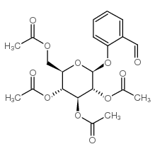 2'-FORMYLPHENYL 2,3,4,6-TETRA-O-ACETYL-BETA-D-GLUCOPYRANOSIDE结构式