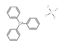 Oxonium, triphenyl-, tetrafluoroborate (1-) structure