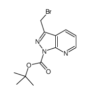 TERT-BUTYL 3-(BROMOMETHYL)-1H-PYRAZOLO[3,4-B]PYRIDINE-1-CARBOXYLATE Structure