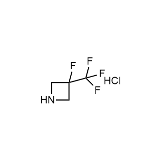 3-氟-3-(三氟甲基)氮杂环丁烷盐酸盐结构式