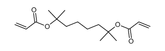 2,7-Dimethyl-2,7-Octanediol Diacrylate Structure