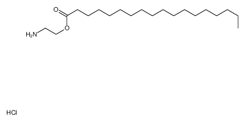 2-aminoethyl octadecanoate,hydrochloride结构式