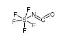 Pentafluorosulfanyl isocyanate Structure